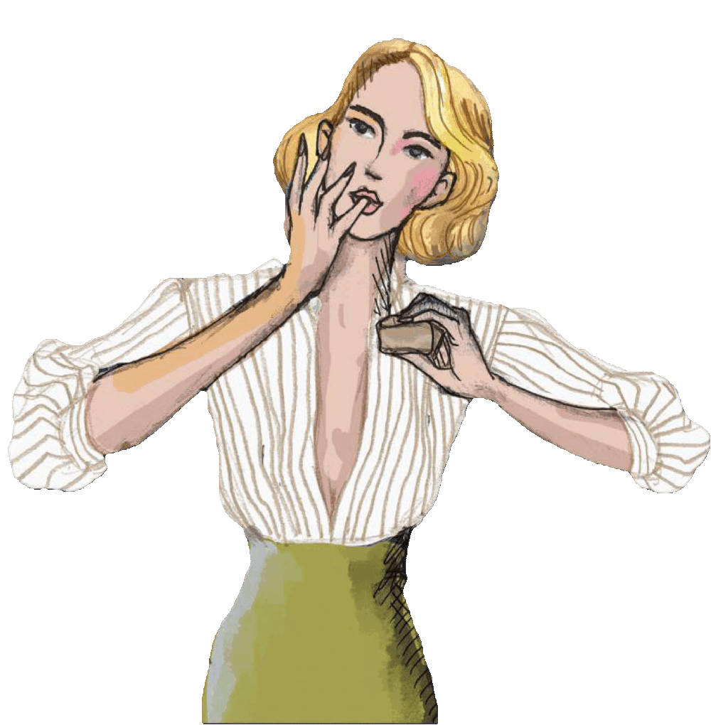 Frau Fritz Illustration